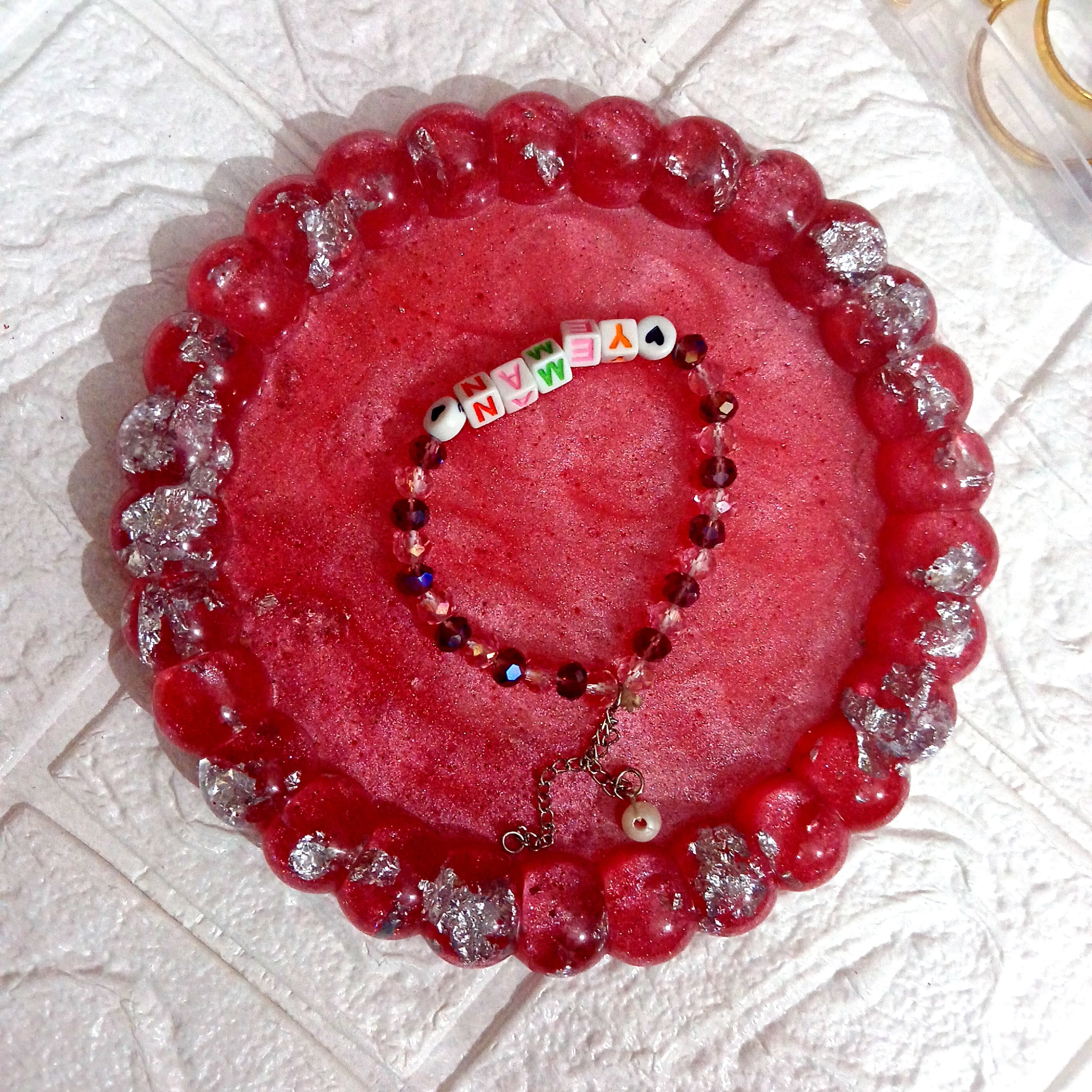 Beaded Bracelet with charms